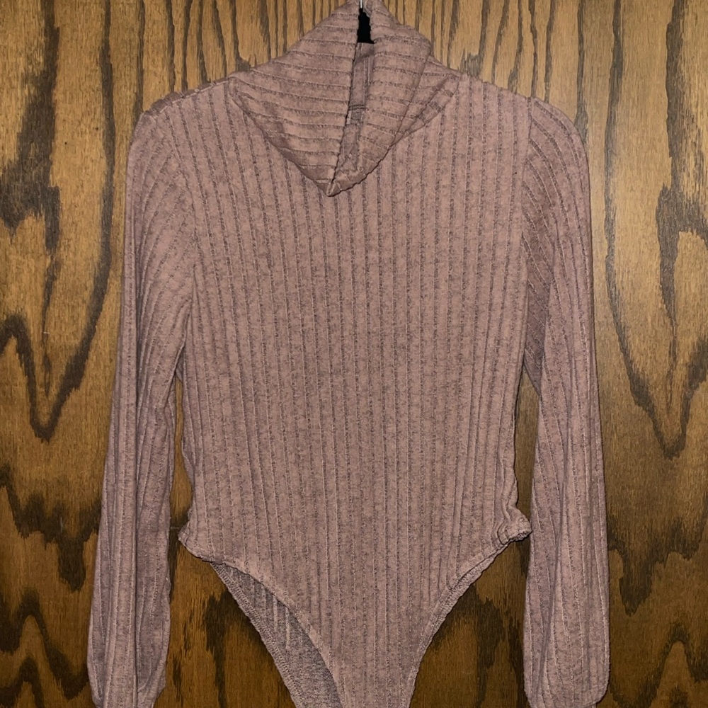 Ribbed Long Sleeve Bodysuit